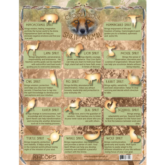 Charte Spirit Animals Anglais seulement (37312)