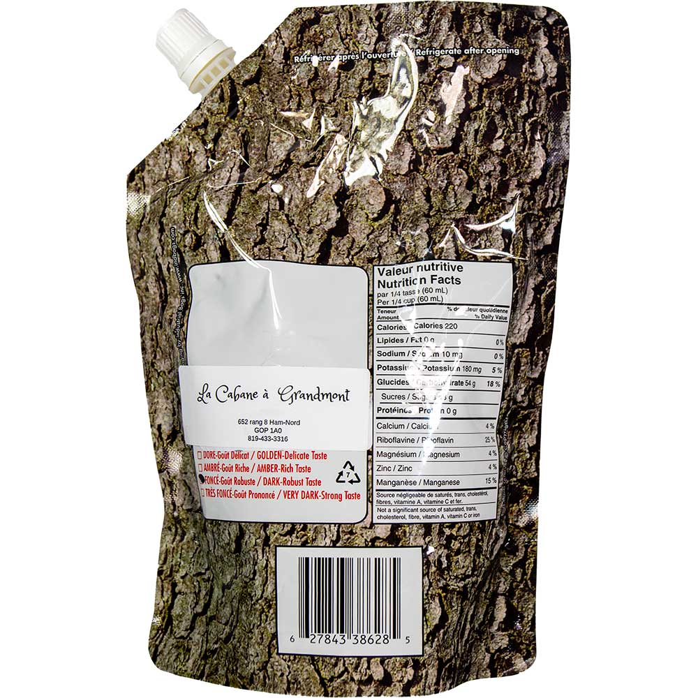 Sirop d'érable (540ml pochette)