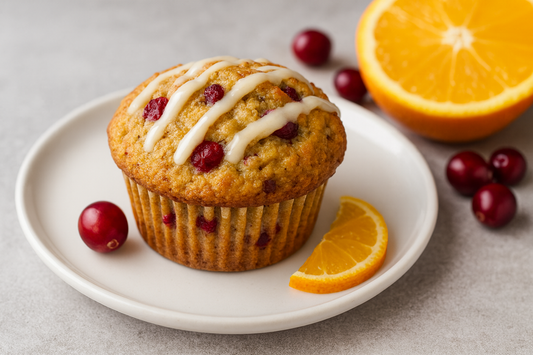 🧁 Muffins Canneberges Orange (avec avoine et yogourt)