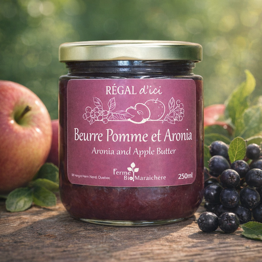 Beurre pomme et aronia (250ml)
