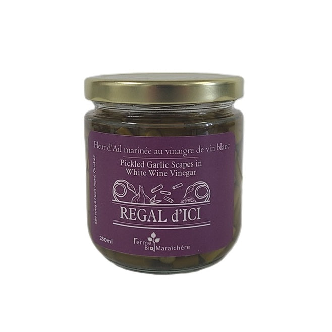 Fleur d'ail marinée