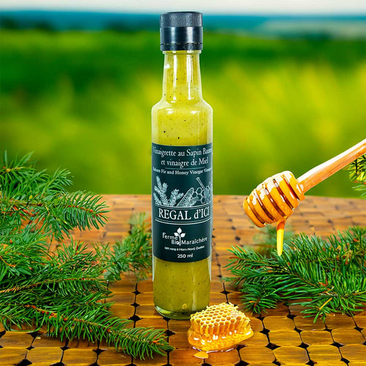 Vinaigrette au vinaigre de miel et sapin baumier